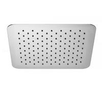Douchette de tête HSK carrée, super-plate, acier inoxydable, 1100057