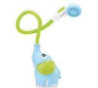 Douchette elephant de bain bebe 0-24 mois (jet d'eau aspergeur leger) - bleu/vert - jouet de bain - cadeau naissance