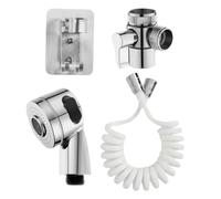 Douchette évier | Set de douche portable évier de salle de bain | Adaptateur avec tuyau flexible | pour nettoyage hygiénique personnel salle de bain buanderie