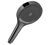 hansgrohe AXOR ShowerSolutions Douchette à main 130 3jets, 39772330, Couleur: Chrome noir poli