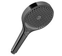 Douchette Hansgrohe AXOR ShowerSolutions 39774340 130 mm, 3 jets, EcoSmart+, 6 l/min, chrome noir brossé