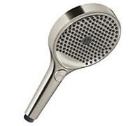 Douchette Hansgrohe AXOR ShowerSolutions 39774800 130 mm, 3 jets, EcoSmart+, 6 l/min, finition inox