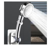 Douchette haute pression en acier inoxydable, pommeau de douche douche de bain universel combiné combiné chromé 3 modes de lavage intégré pour nettoyer la baignoire, les carreaux et les animaux
