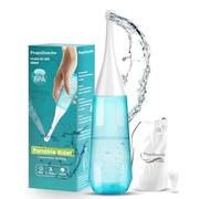 Douchette Intime Maternité 350 ml - Douche Portable avec 2 buses, Douchette Portable pour Hygiène Intime, Bidet portable Remplace Lingettes Humides et Permet d'économiser l'eau