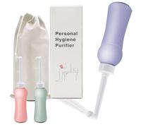 Douchette Intime Maternité 500ml avec Sac de Voyage - Bidet Portable à Bec Rétractable pour Post-Partum & Voyage, Douche Intime Périnée Hygiénique - Remplace Lingettes Humides