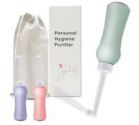 Douchette Intime Maternité 500ml avec Sac de Voyage - Bidet Portable à Bec Rétractable pour Post-Partum & Voyage, Douche Intime Périnée Hygiénique - Remplace Lingettes Humides