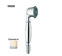 Douchette monojet Ø 55 RETRÒ-GOM chromé or - Bossini B01510130