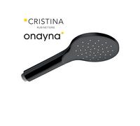 Douchette monojet ronde blackmat - CRISTINA ONDYNA PD18413