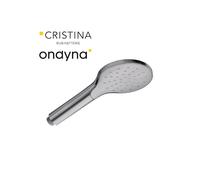 Douchette monojet ronde metal brosse - CRISTINA ONDYNA PD18477