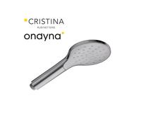 Douchette monojet ronde metal brosse - CRISTINA ONDYNA PD18477