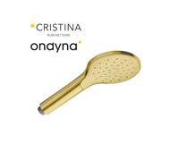 Douchette monojet ronde or brosse - CRISTINA ONDYNA PD18496P