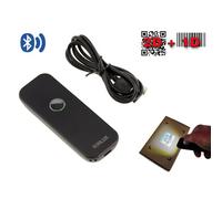 Douchette portable Bluetooth pour Codes Barres 1D UPC, EAN, GS1 et 2D QR Code, DataMatrix, Aztec etc...Sans fil, rechargeable, pour PC et Smartphone