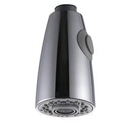 Douchette Robinet Cuisine 2 Jets Tête de Robinet de Rechange Douchette pour Robinet Remplacement Douchette pour Mitigeur Cuisine, Chromé, G1/2"