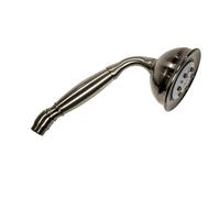 DOUCHETTE ROMAN CURVE RETRO 3 JETS ANTICALCAIRE METAL BROSSE - CRISTINA ONDYNA RM20377