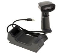 KALEA-INFORMATIQUE Douchette Scanner Lecteur de Codes Barre 1D Type EAN et de Codes 2D Type QR Code. sans Fil, portée 100m, Batterie Rechargeable sur Socle