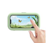 Douchette support pour téléphone portable - ABS 20,5x11cm | Support de téléphone portable rotatif avec écran tactile HD étanche, antibuée, mural sans perçage pour salle de bain, cuisine, baign