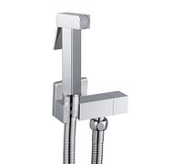 Douchette Toilette Wc Suspendu Kit Douchette Wc Encastré Pulverisateur A Main Tout En Cuivre chrome