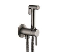 Douchette Toilette Wc Suspendu,Pistolet Gris,Douchette Wc Kit Complet,PulvéRisateur De Bidet,MéLange Chaud Et Froid Tout Cuivre,gris Pistolet A