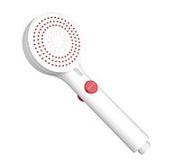 Douchette Universelle avec Tuyau et Support, Pomme de Douche Haute Pression réglable à 3 Modes avec Bouton d'arrêt, buse en Silicone respectueuse de l'environnement, pulvérisateur pour Bain et