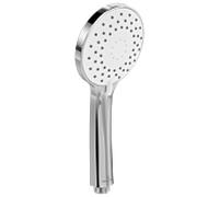 Villeroy & Boch Douchette Verve TVS10900300061 Ø110mm 3 jets, anti-retour, fixation murale, chromée