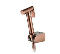 Douchette Wc Kit Complet,Or Rose,Douchette Wc Kit Complet FrançAise,Douchette Toilette Wc Suspendu,Compagnon De Toilette À Chasse D'eau Sous Pression En Cuivre Complet,or Rose A