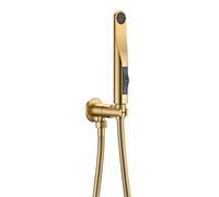 Douchette WC pour Toilette avec Jet Réglable, Bidet Hygiénique avec Jet à Deux Fonctions, Flexible Acier Inoxydable 1,5 m, Pistolet, Flexible et Support Inclus - Kit Hygiene Intime Complet, Noir