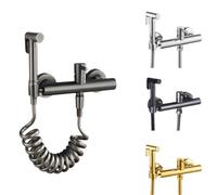 Douchette Wc Robinet de bidet toilette en or brossé