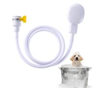 Douchette YqsIbth pour évier, pomme de douche pour chien pour robinet simple, pomme de douche portable à main avec pinces pour robinets de baignoire, douche pour chien, douche de camping, 1,3 m