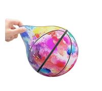 DOUDINGMAO Balle de basket-ball silencieuse et polyvalente, facile à saisir, rebondissante pour intérieur et extérieur, balle de sport souple