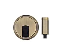DOUDINGMAO Butée de porte coupe-vent en alliage de zinc, supports de porte invisibles, butées de porte au sol, protection murale pour bureau et maison
