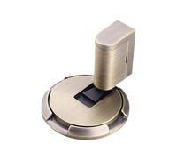 DOUDINGMAO Butée de porte coupe-vent en alliage de zinc, supports de porte invisibles, butées de porte au sol, protection murale pour bureau et maison
