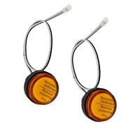 DOUDINGMAO Clignotants LED pour trottinette électrique améliorant la visibilité nocturne et installation facile de la trottinette électrique