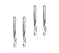 DOUDINGMAO Clip de taille en métal avec porte-clés - Organisateur de matériel d'extérieur pour cartes de monnaie - Clip de taille compact