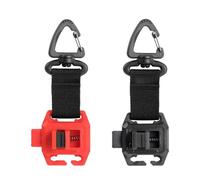 DOUDINGMAO Clip pivotant pour canne à pêche avec 6 fixations polyvalentes pour le rangement et la sécurisation du matériel de pêche étanche