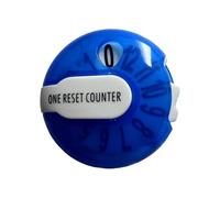 DOUDINGMAO Compteur de frappes de golf portable avec attaches précises pour montres, gants, vêtements, chapeau résistant aux chocs