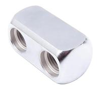 DOUDINGMAO Connecteurs de plongée basse pression en acier inoxydable Adaptateur de port multiple pour équipement de plongée et entretien de piscine Résistant à l'eau salée Accessoire de piscine