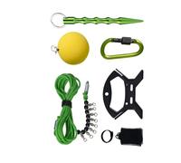 DOUDINGMAO De nombreuses fixations de pêche fonctionnelles avec corde centrale à dégagement immédiat clip en métal et poignée antidérapante pour pêche à la pêche