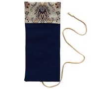 DOUDINGMAO Divinations Tarot Porte-cartes pliable Organisateurs de cartes de jeu Pochettes de rangement enroulable Tarot Housse de transport Tarots Protecteurs de Tarots