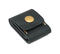 DOUDINGMAO Étui de rangement pour médiators de guitare en cuir synthétique, Noir