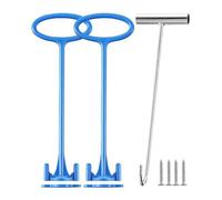 DOUDINGMAO Filtre de piscine multi-usage en métal avec poignée et crochet pour un nettoyage rapide et efficace d'équipement de nettoyage professionnel