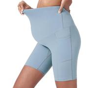 DOUDINGMAO Legging de grossesse pour femme avec poche taille haute pour la marche, l'entraînement prénatal