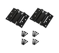 DOUDINGMAO Lot de 2 charnières de porte à fermeture automatique à double action en acier à ressort - Charnière réglable - Installation simple pour remplacement de porte