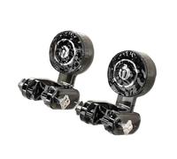 DOUDINGMAO Lot de 2 supports de douche portables à ventouse pour installation facile, accessoires pour maison, hôtel, salle de sport, matériaux ABS robustes
