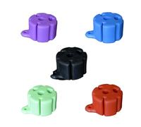 DOUDINGMAO Lot de 5 protections de canne à pêche anti-collision élastiques à clip flexibles faciles à utiliser pour support de pêche en eau salée