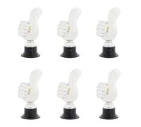 DOUDINGMAO Lot de 6 médailles de football - Trophées de récompense - Petits trophées de basket-ball - Cadeaux de compétition de champions