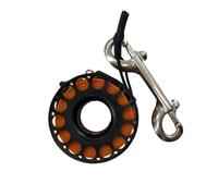 DOUDINGMAO Moulinet de plongée avec clip en alliage d'aluminium pour plongée sous-marine avec crochet à double extrémité