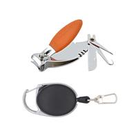 DOUDINGMAO Pince de pêche multifonction 4 en 1 avec coupe-ligne, outil de retrait de crochets, crochetage et aiguisoir pour pêcheurs, ciseaux de ligne d'engrenage