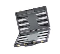DOUDINGMAO Planche de backgammon enroulable en cuir synthétique avec règles faciles - Tapis de jeu pour adultes et enfants