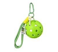 DOUDINGMAO Porte-clés multifonctionnel en forme de boule de pickleball ornement ornement sac à dos clip porte-clés en forme de boule de pickleball pour accessoires de sport porte-clés
