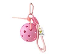 DOUDINGMAO Porte-clés multifonctionnel en forme de boule de pickleball ornement ornement sac à dos clip porte-clés en forme de boule de pickleball pour accessoires de sport porte-clés
